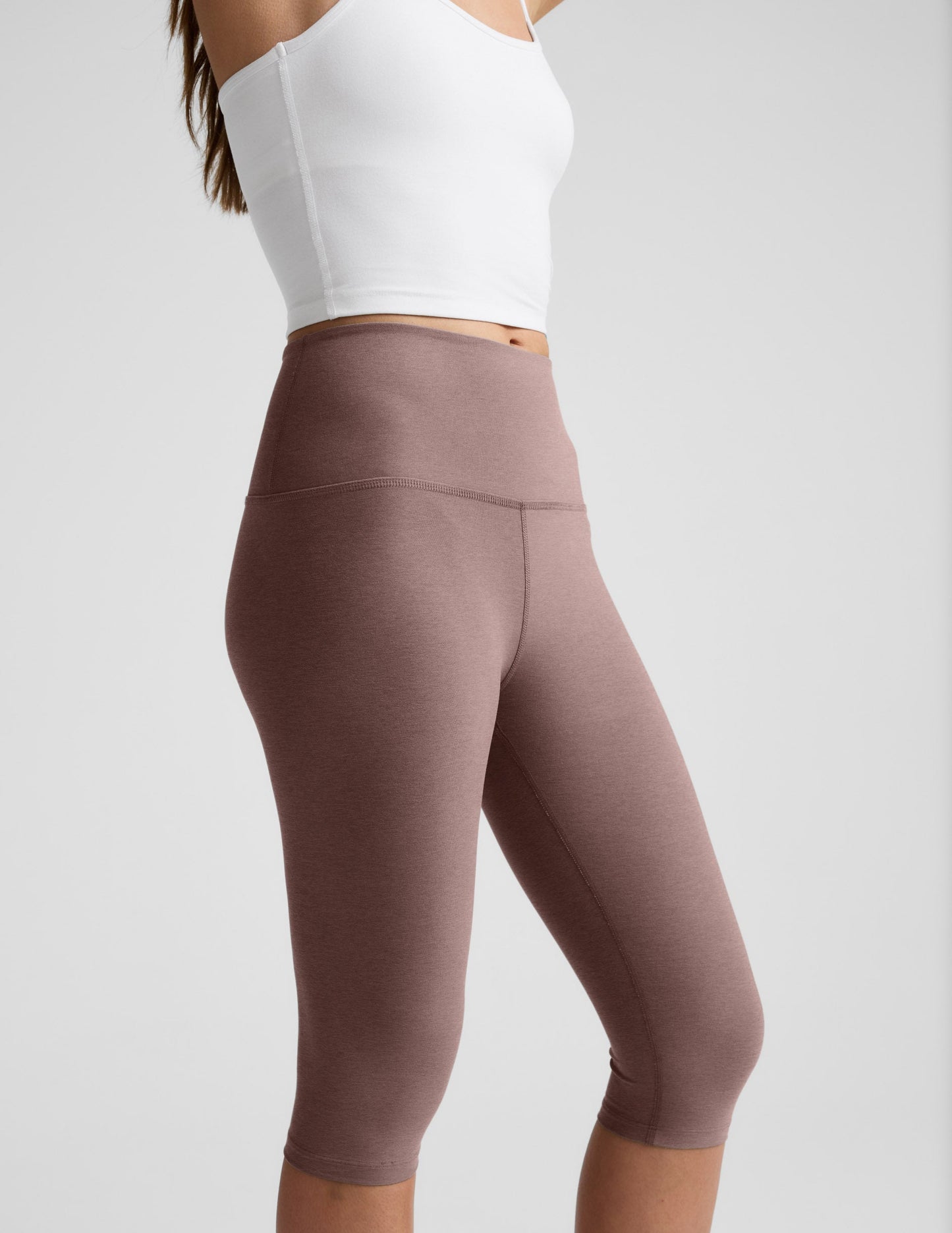Beyond Yoga Spacedye High Waisted Pedal Pusher Legging - Rosey Taupe
– Beyond Yoga
