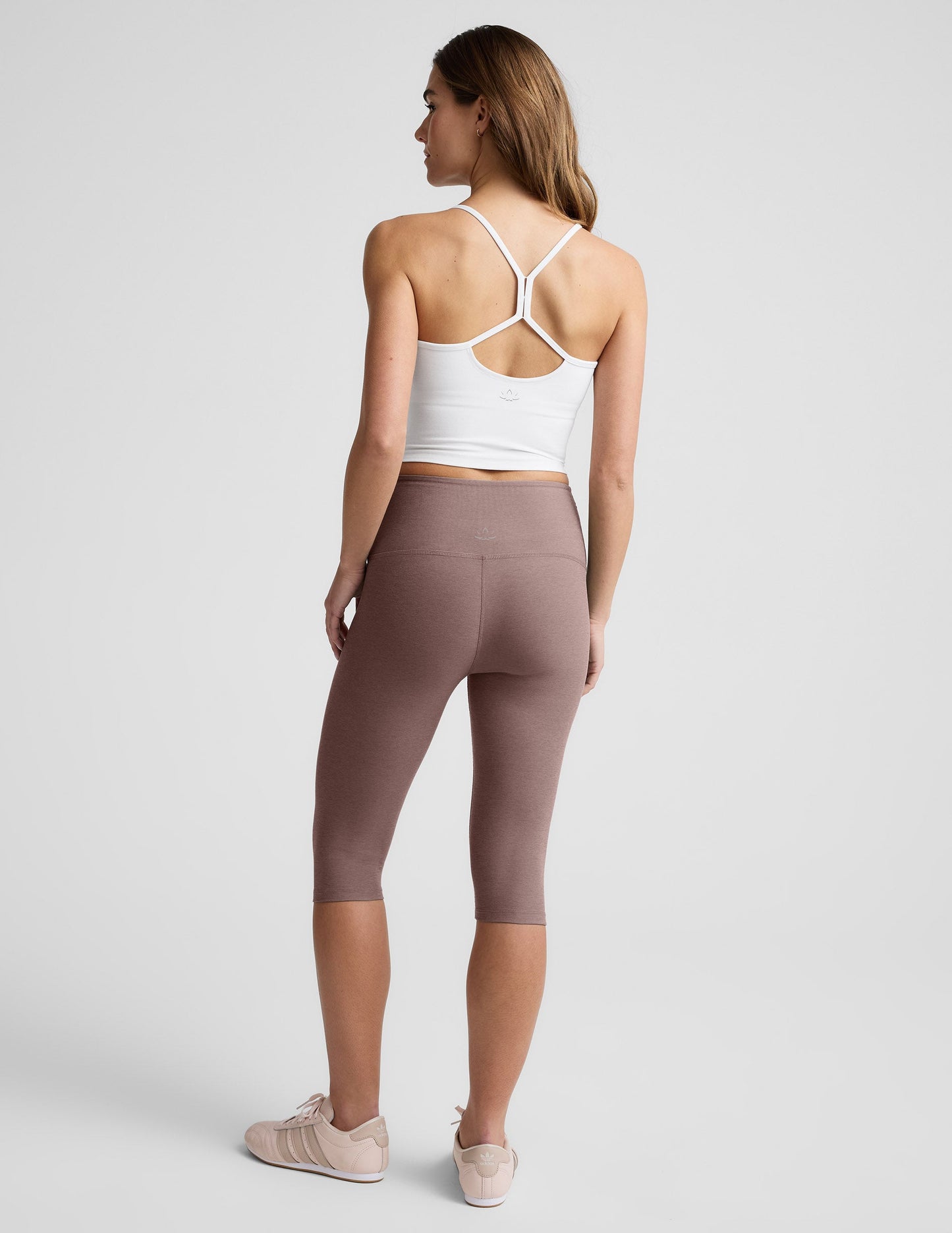 Beyond Yoga Spacedye High Waisted Pedal Pusher Legging - Rosey Taupe
– Beyond Yoga