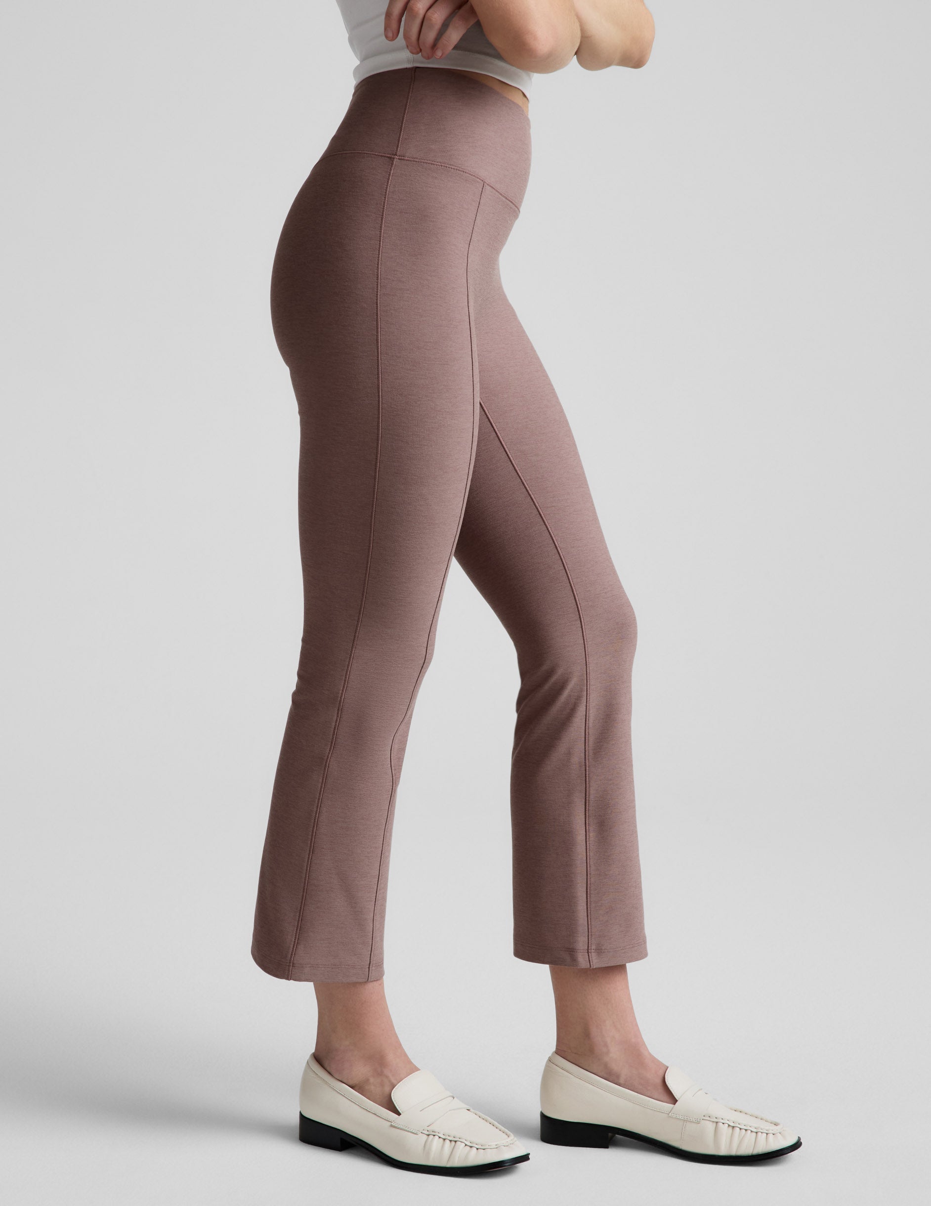 Beyond Yoga Spacedye Pintuck Kick Flare High Waisted Pants