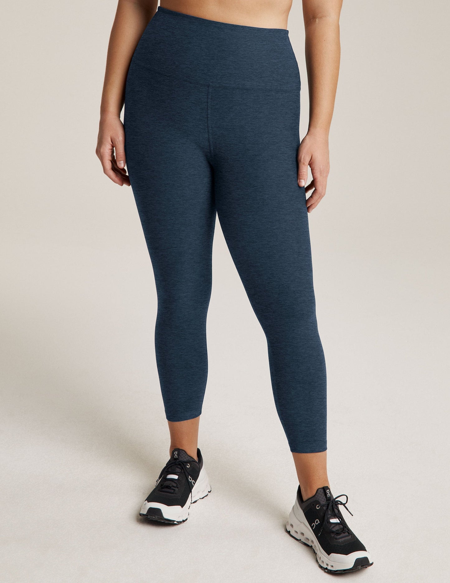 Beyond Yoga High Waisted Capri Spacedye Legging - Nocturnal Navy