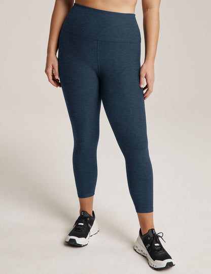 Beyond Yoga High Waisted Capri Spacedye Legging - Nocturnal Navy