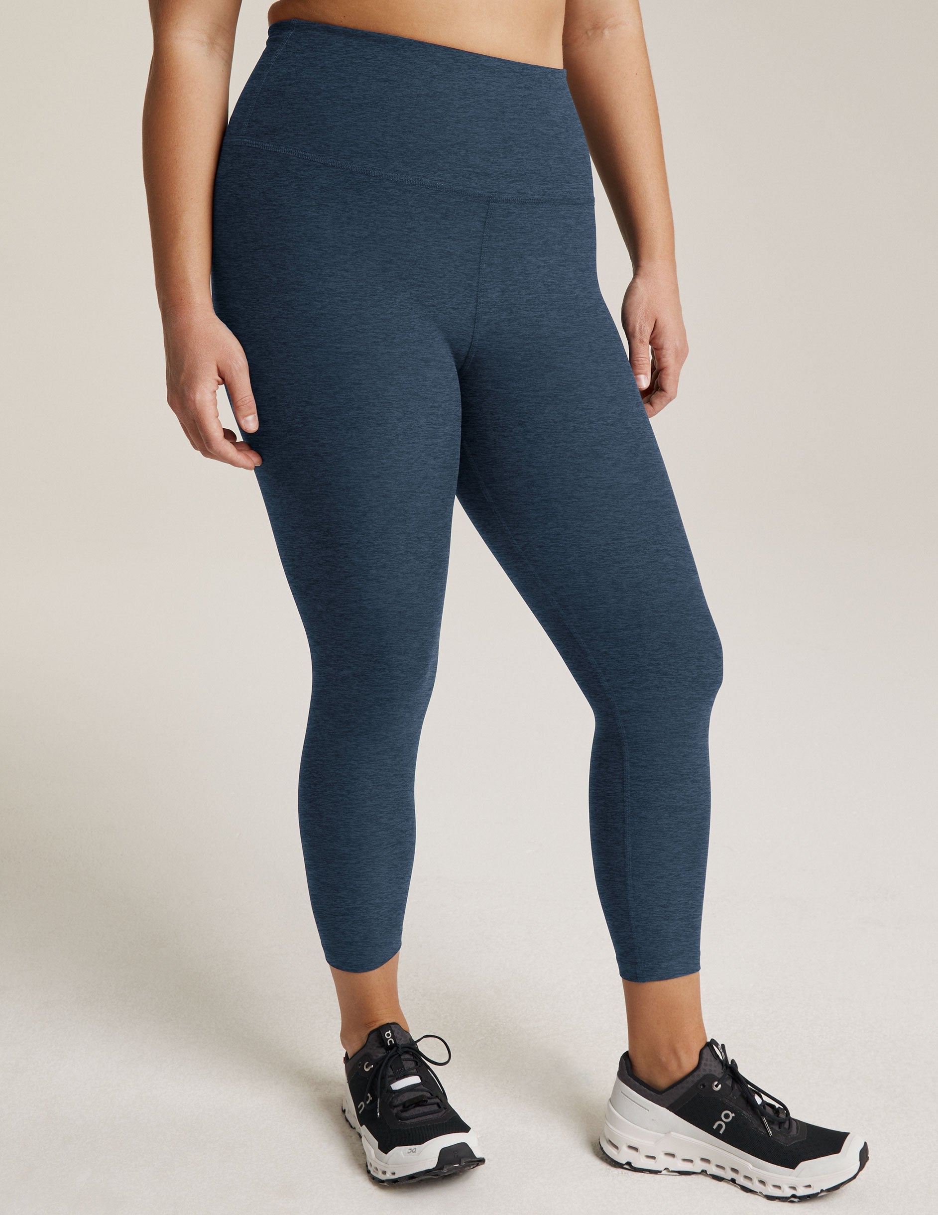 Beyond Yoga High Waisted Capri Spacedye Legging - Nocturnal Navy