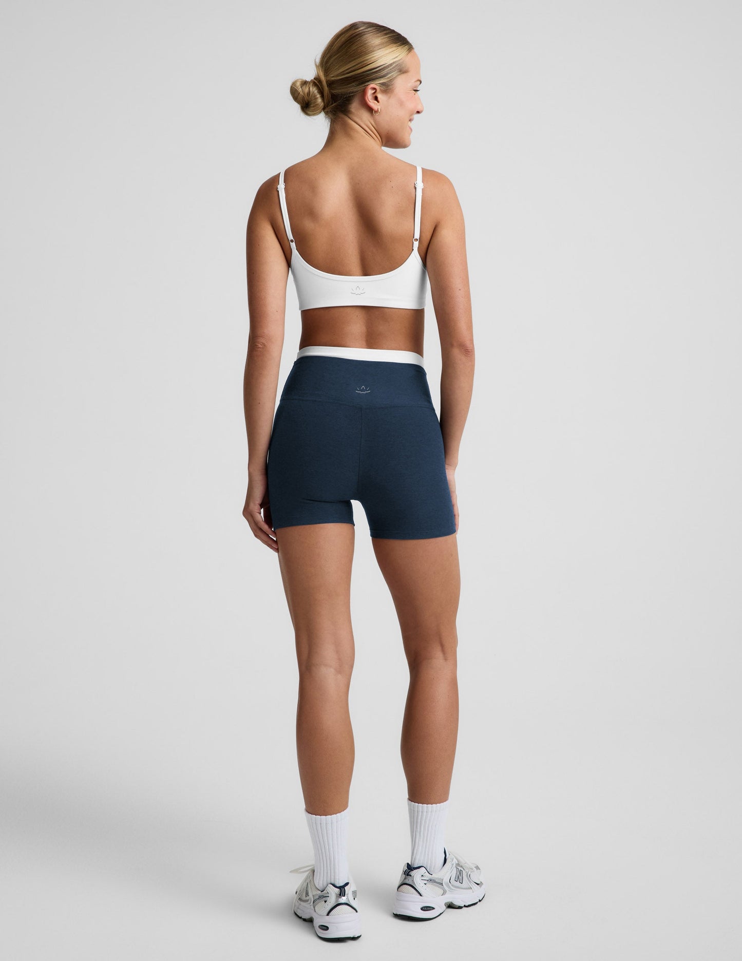Beyond Yoga Women's High Waisted Spacedye Shorts - Nocturnal Navy