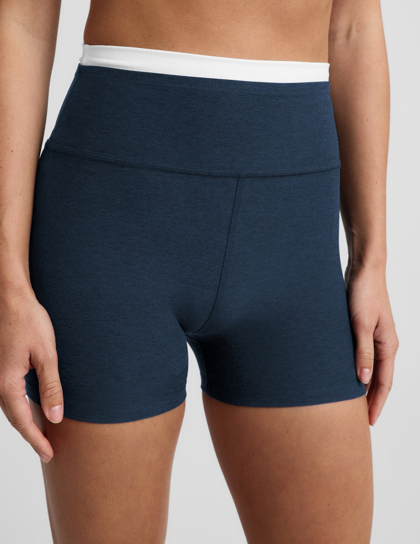 Beyond Yoga Women's High Waisted Spacedye Shorts - Nocturnal Navy