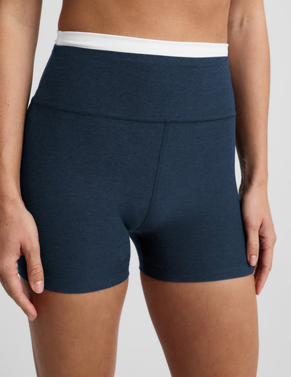 Beyond Yoga Women's High Waisted Spacedye Shorts - Nocturnal Navy