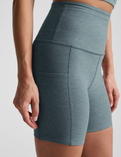 Beyond Yoga Women's Bike Spacedye Shorts - Storm Heather