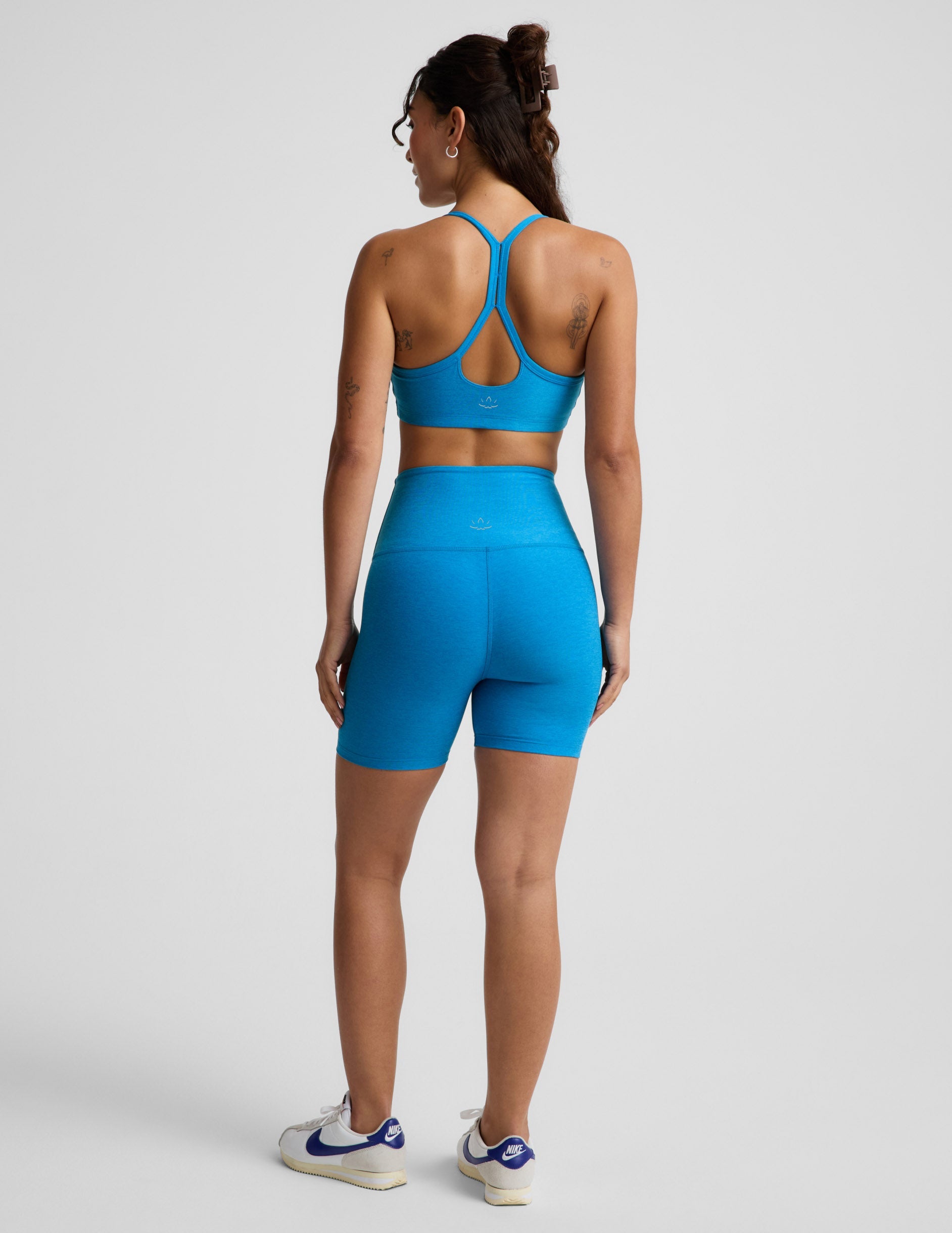 Beyond Yoga Women's Keep Pace 5" Spacedye™ Shorts - Blue