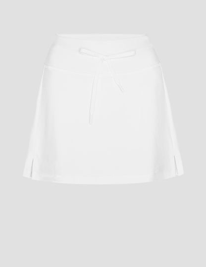 Beyond Yoga A-Line High Waisted Spacedye Skirt - Cloud White