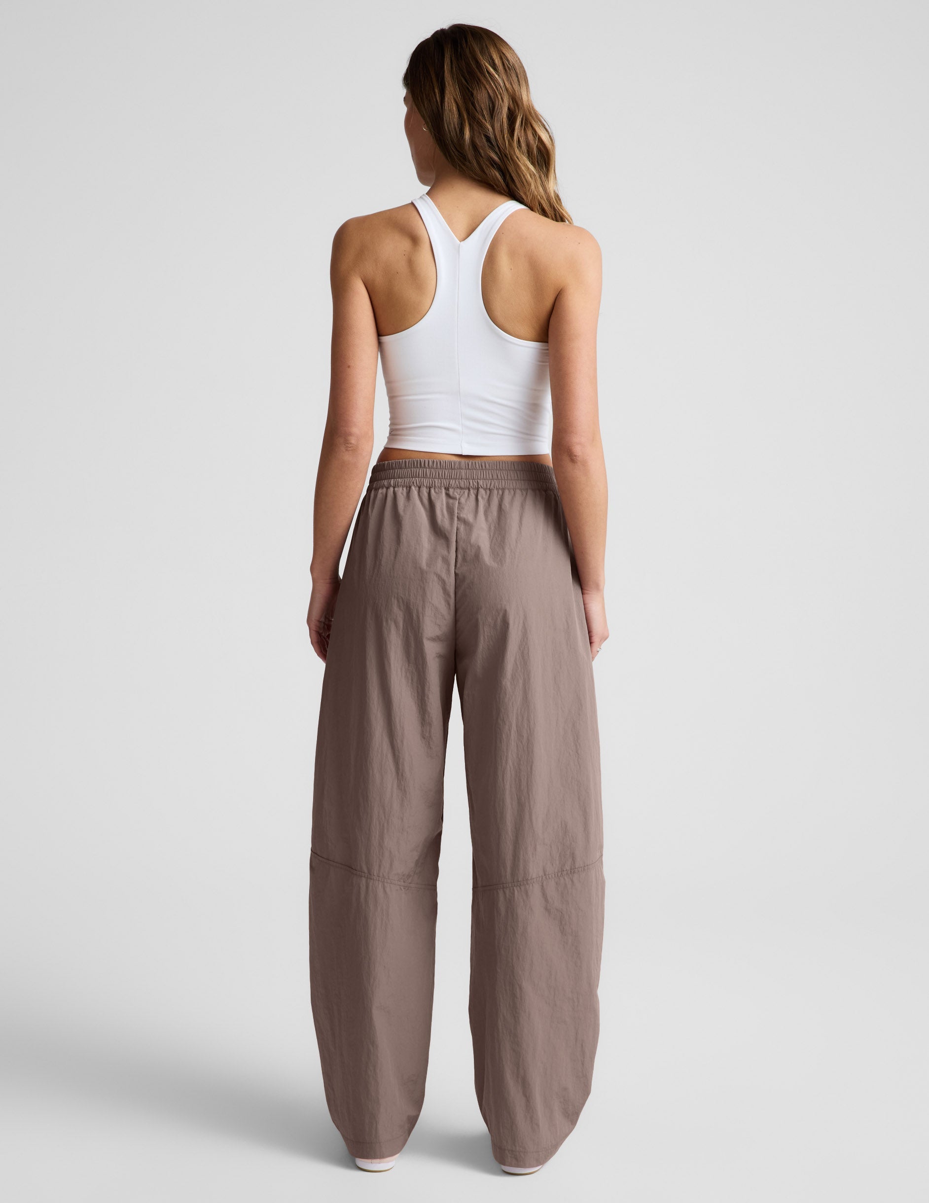 Beyond Yoga Barrel Leg Pull On Limitless Pant - Rosey Taupe