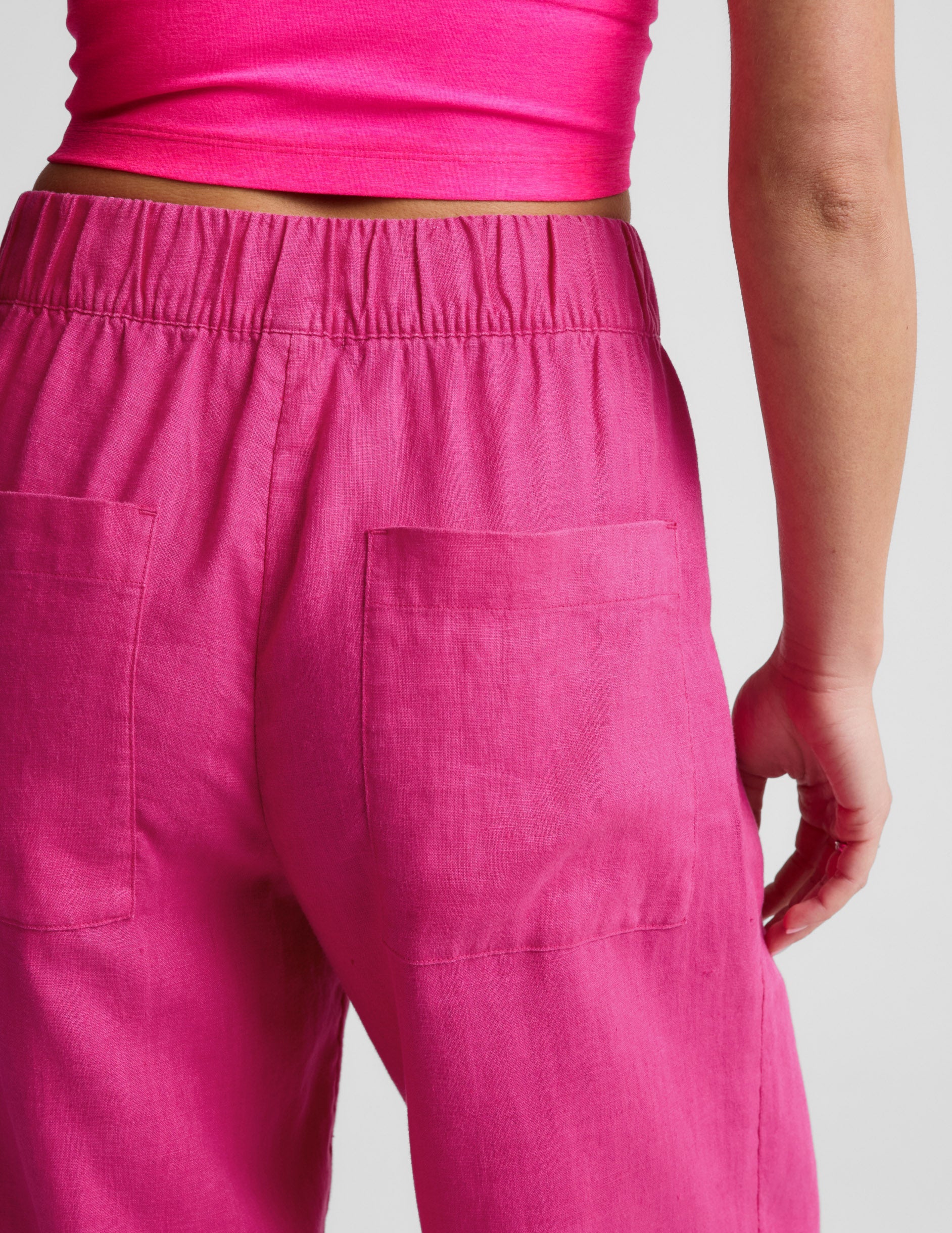 Beyond Yoga Wide Leg SoftWash Linen Easy Pants - Pink Glow
– Beyond Yoga