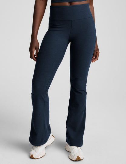 Beyond Yoga Mid-Rise Bootcut Spacedye Pants - Nocturnal Navy