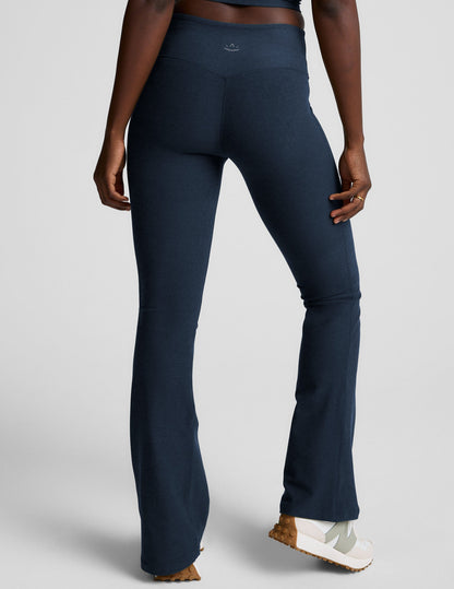 Beyond Yoga Mid-Rise Bootcut Spacedye Pants - Nocturnal Navy
