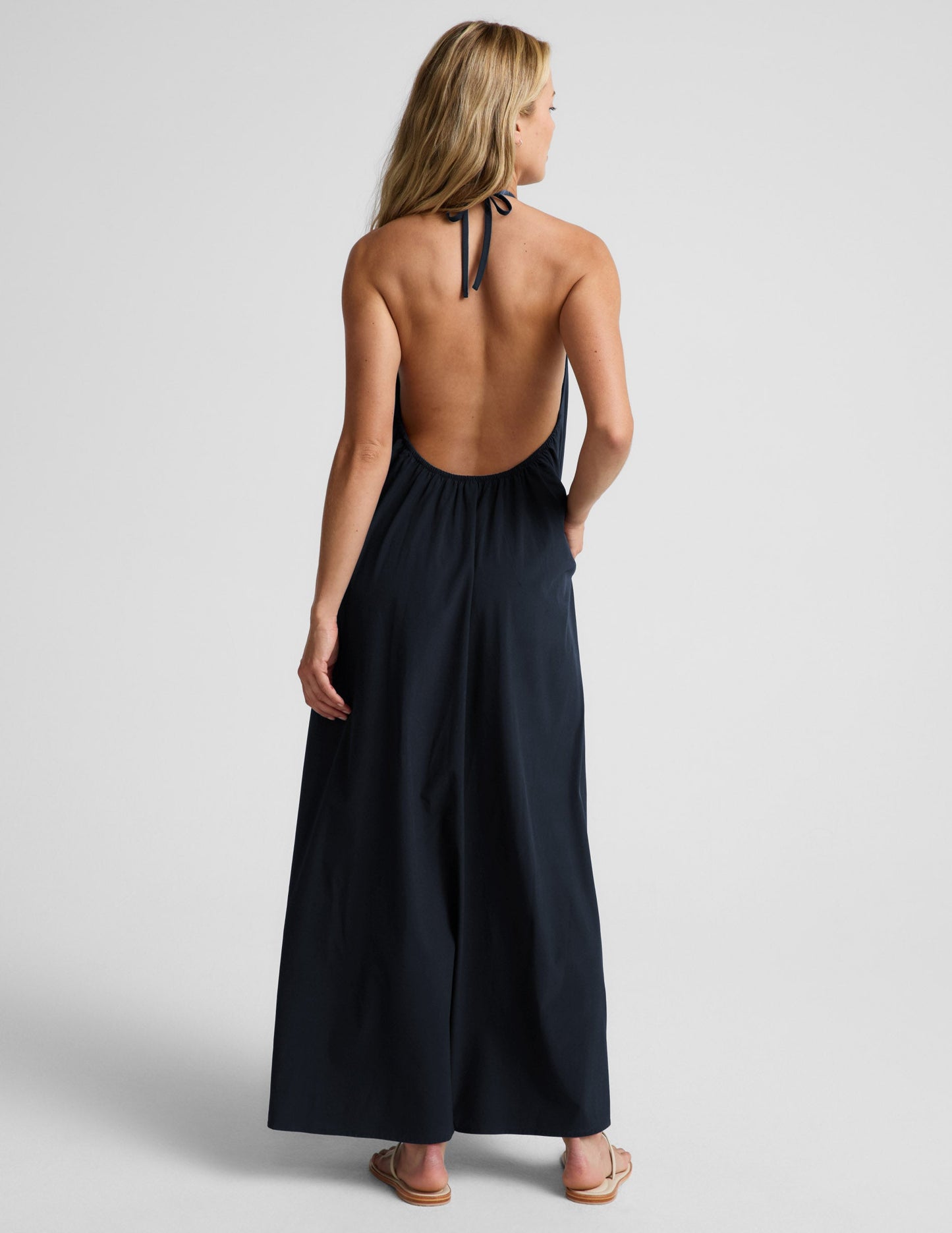 Beyond Yoga Go With The Flow Halter Dress