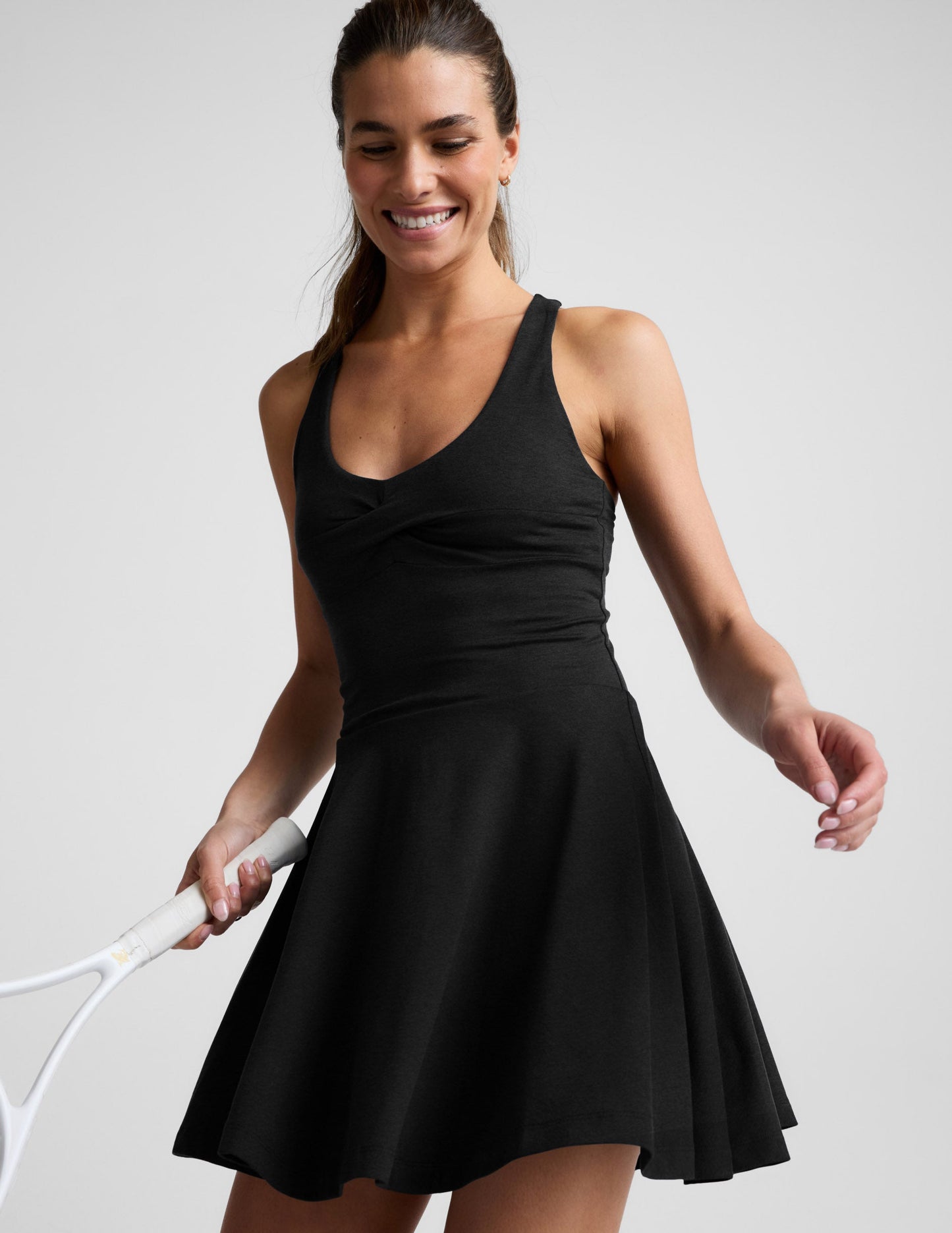 Beyond Yoga Midweight Spacedye Twist Dress