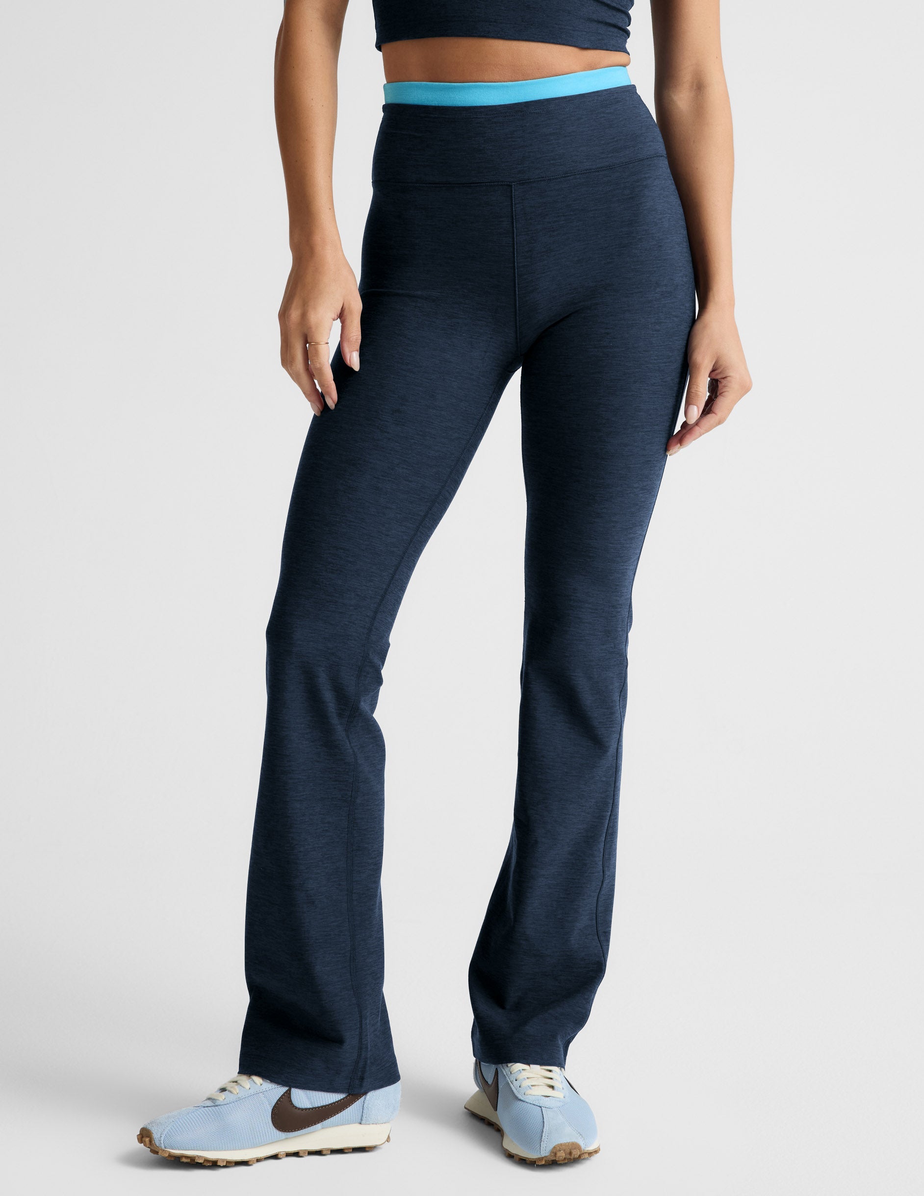 Beyond Yoga High Waisted Spacedye Bootcut Pant - Nocturnal Navy