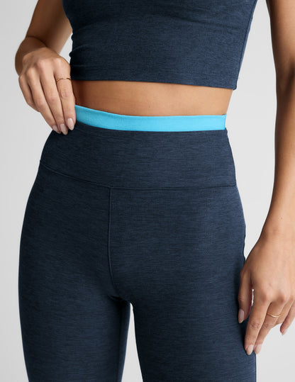 Beyond Yoga High Waisted Spacedye Bootcut Pant - Nocturnal Navy