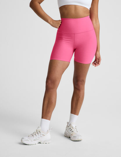 Beyond Yoga Women's High Waisted Spacedye Biker Shorts - Pink