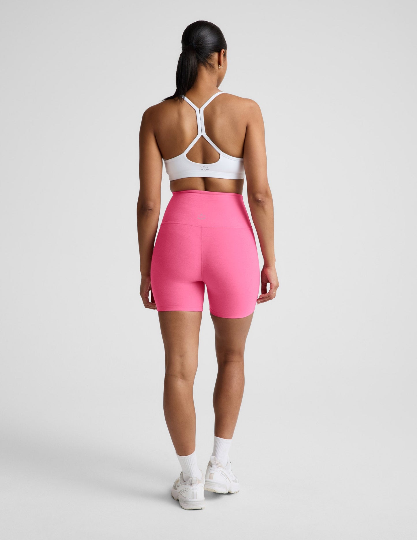 Beyond Yoga Women's High Waisted Spacedye Biker Shorts - Pink