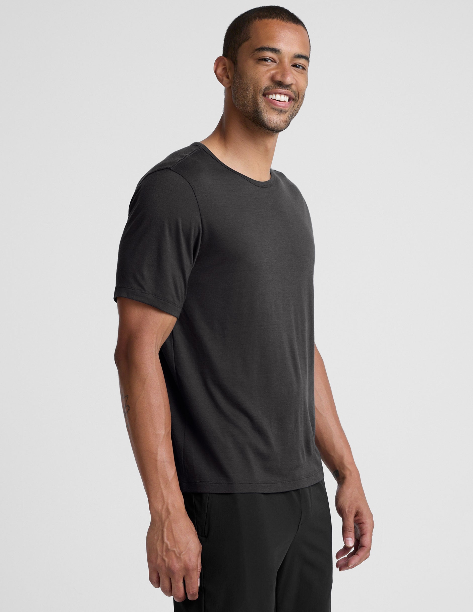 Beyond Yoga Warm Wick Merino Wool Short Sleeve Crew