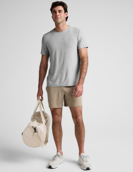 Beyond Yoga Men's 5-Inch Running Pivotal 2.0 Shorts - Mushroom