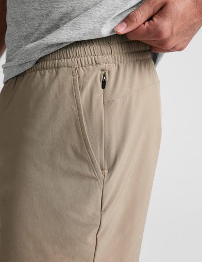Beyond Yoga Men's 5-Inch Running Pivotal 2.0 Shorts - Mushroom
