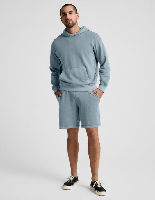 Beyond Yoga Men's Terry Shorts - Washed After Dark Navy