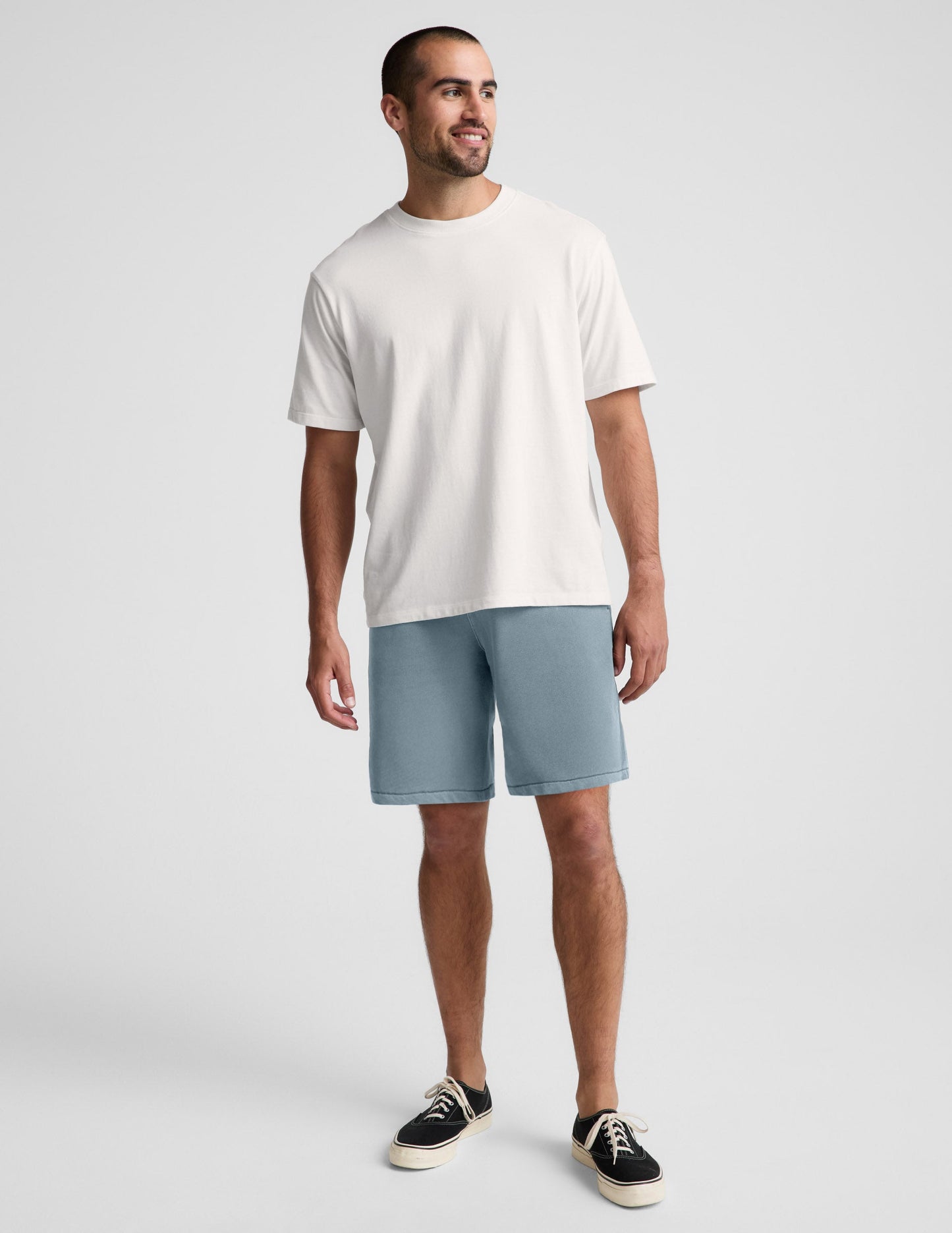 Beyond Yoga Men's Terry Shorts - Washed After Dark Navy