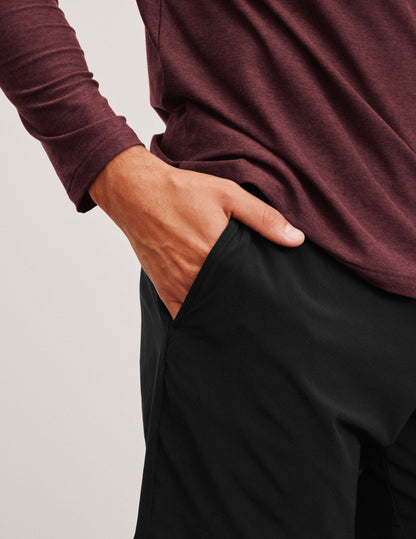 Beyond Yoga Men's 7" Running Elastic Waist Pivotal 2.0 Shorts - Black
