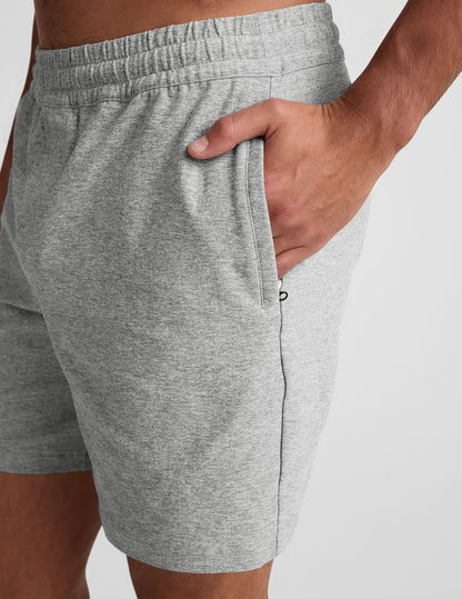 Beyond Yoga Men's Casual 7-Inch Spacedye Shorts - Silver Mist