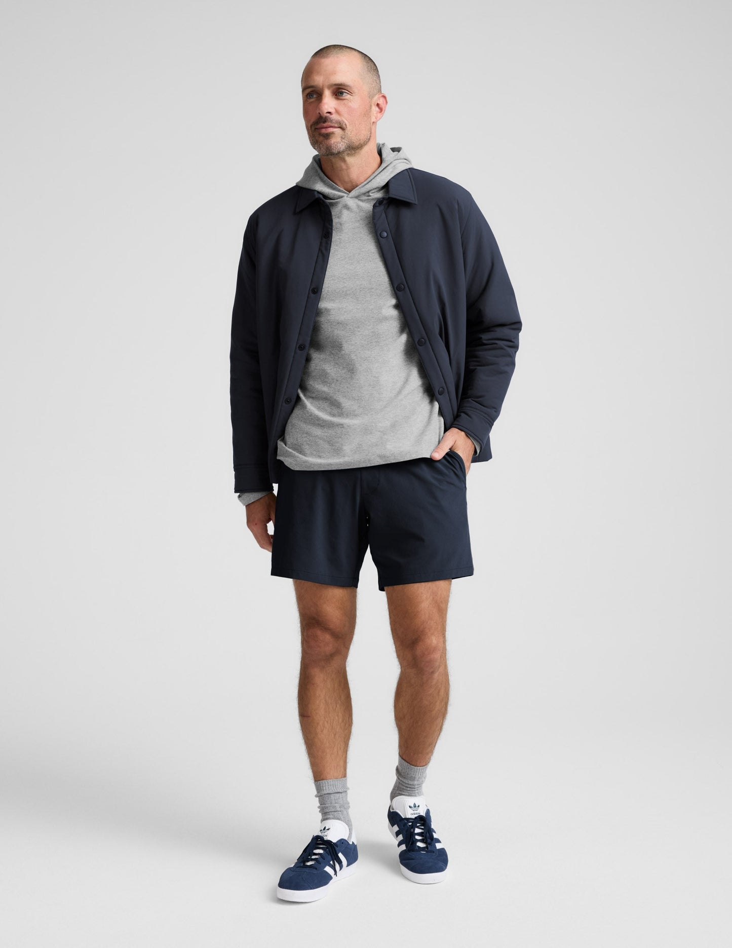 Beyond Yoga Men's 7" Lined Running Pivotal 2.0 Shorts - Nocturnal Navy