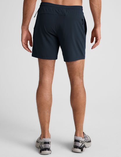Beyond Yoga Men's 7" Lined Running Pivotal 2.0 Shorts - Nocturnal Navy