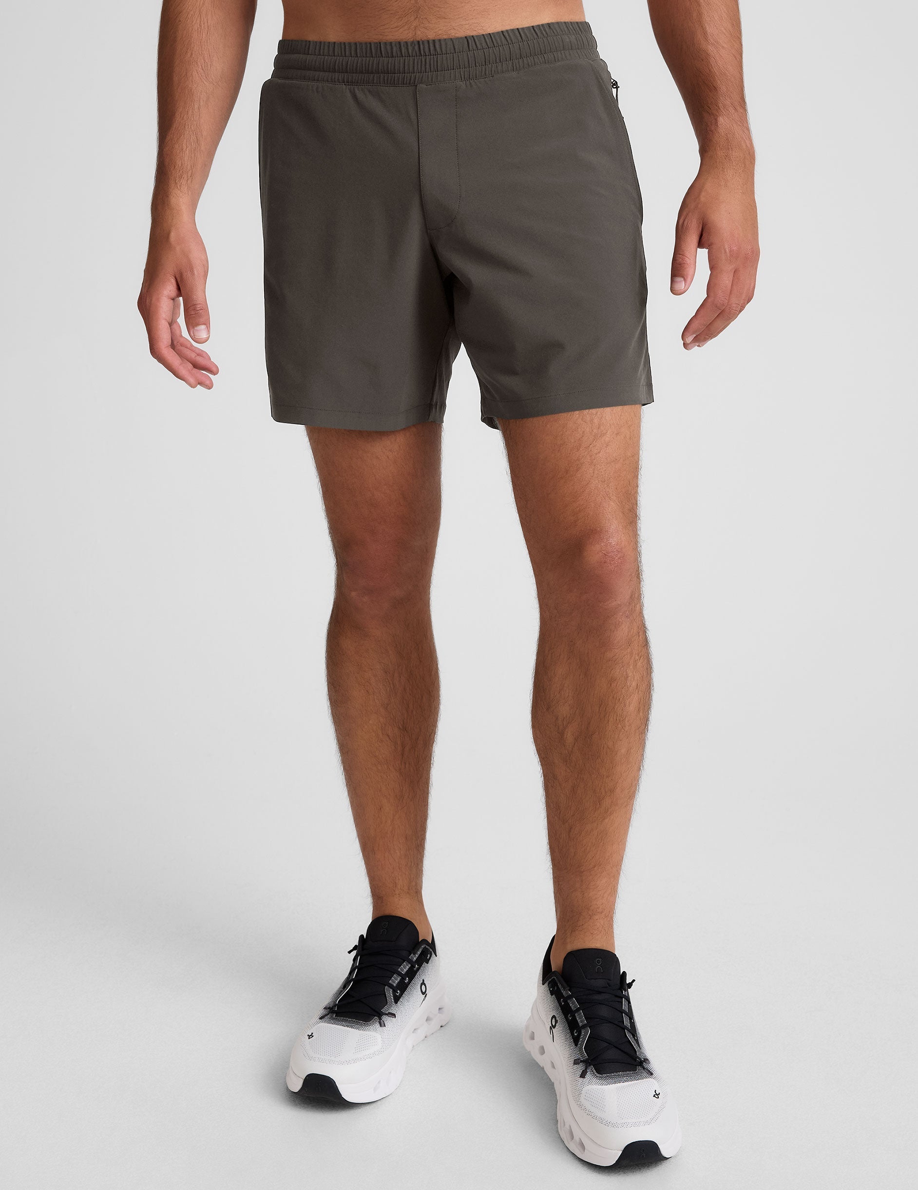 Beyond Yoga Men's Lined 7" Running Pivotal 2.0 Shorts - Graphite
