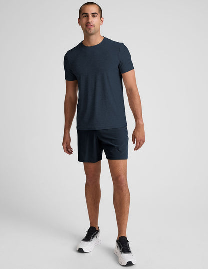 Beyond Yoga Men's 7" Running Pivotal 2.0 Shorts - Nocturnal Navy