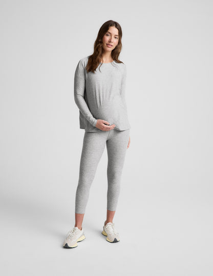Beyond Yoga Featherweight Feels Like Home Long Sleeve Maternity Top