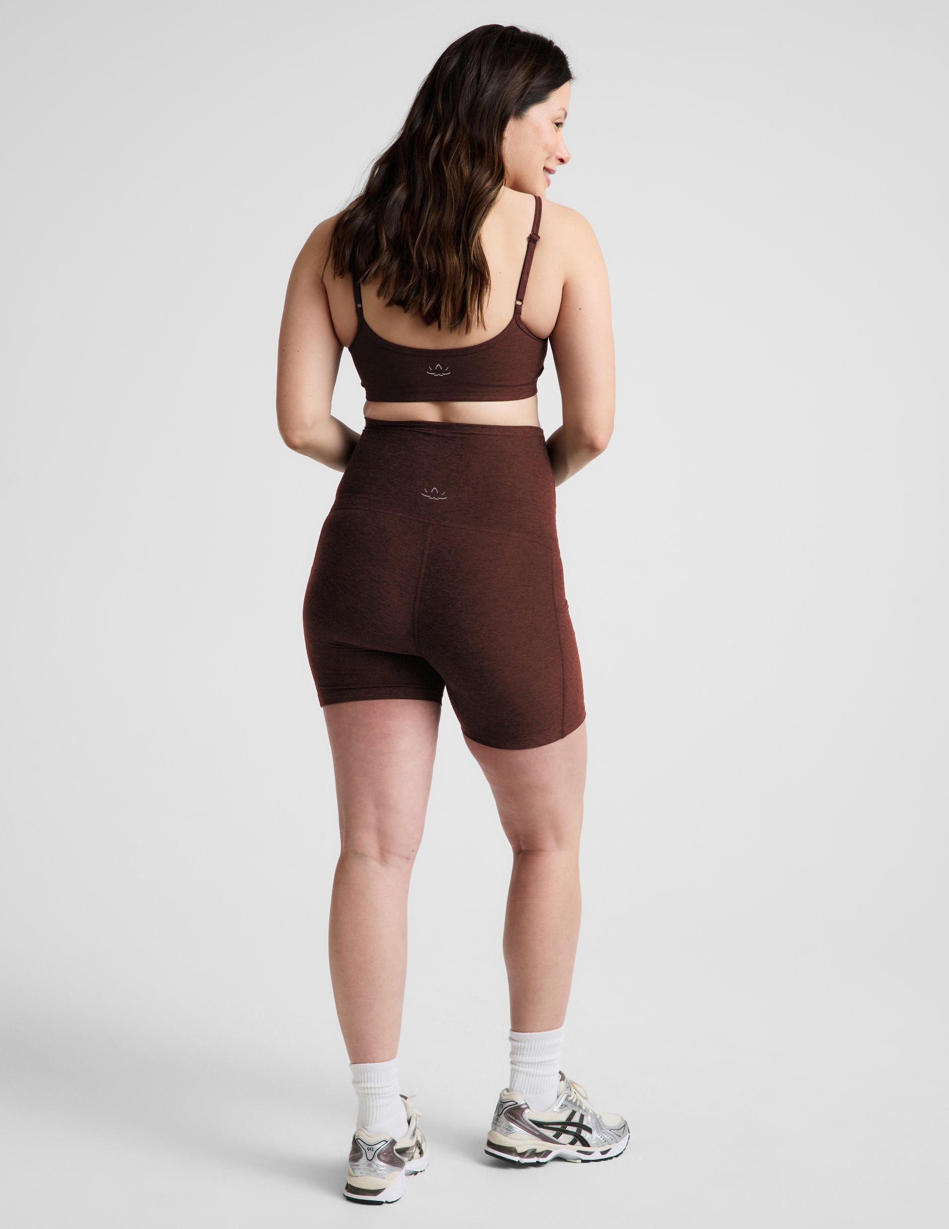 Beyond Yoga Women's Spacedye™ Shorts - Iced Mocha Heather