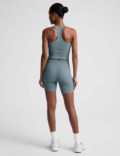 Beyond Yoga Women's Impulse Ribbed Shorts - Shaken Blue