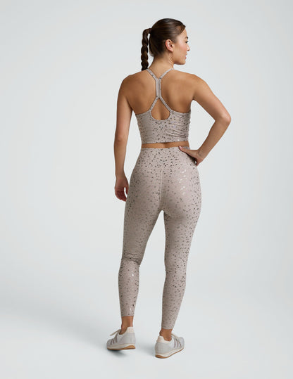 Beyond Yoga Chai Mini Moons SoftShine High Waisted Midi Legging