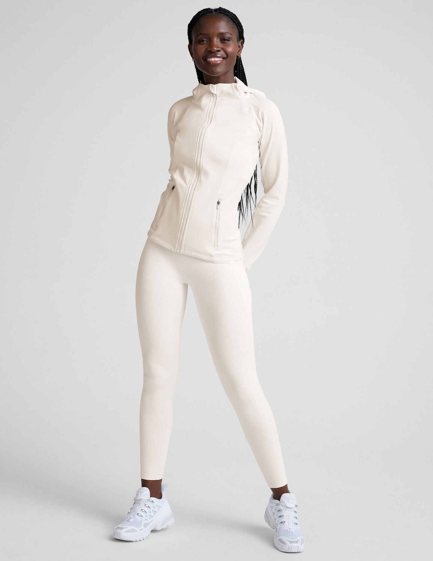 Beyond Yoga Pacer Fleece-Backed Zip Pocket Full Length Legging