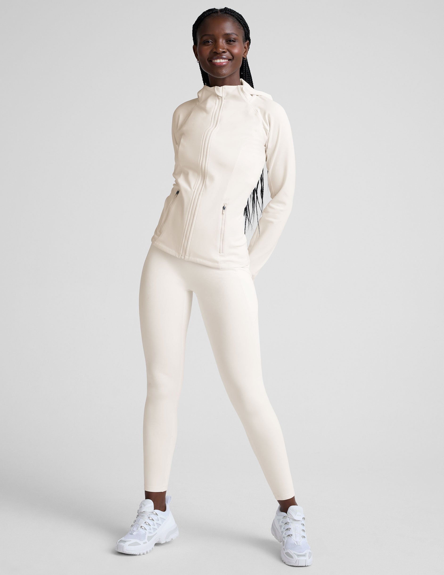 Beyond Yoga Pacer Fleece-Backed Zip Pocket Full Length Legging