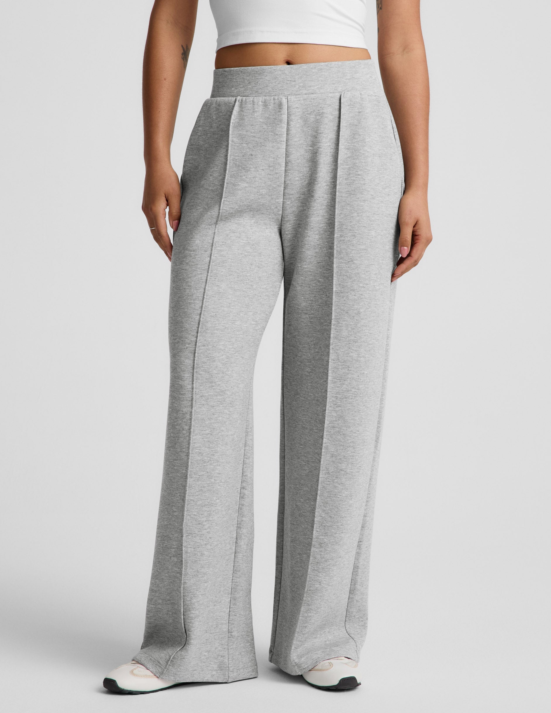 Beyond Yoga Women's 29" SoftSpring Pants - Heather Gray