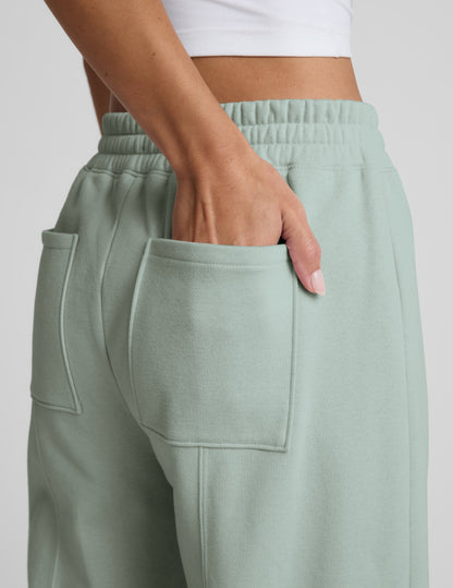 Beyond Yoga Women's Baggy Fleece LuxeFleece Sweatpant - Pale Green