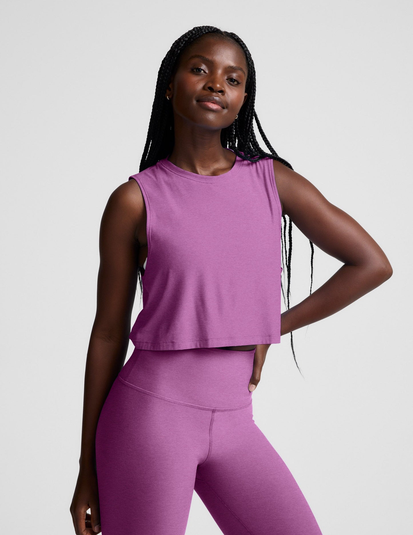 Beyond Yoga Featherweight Minimal Cropped Tank