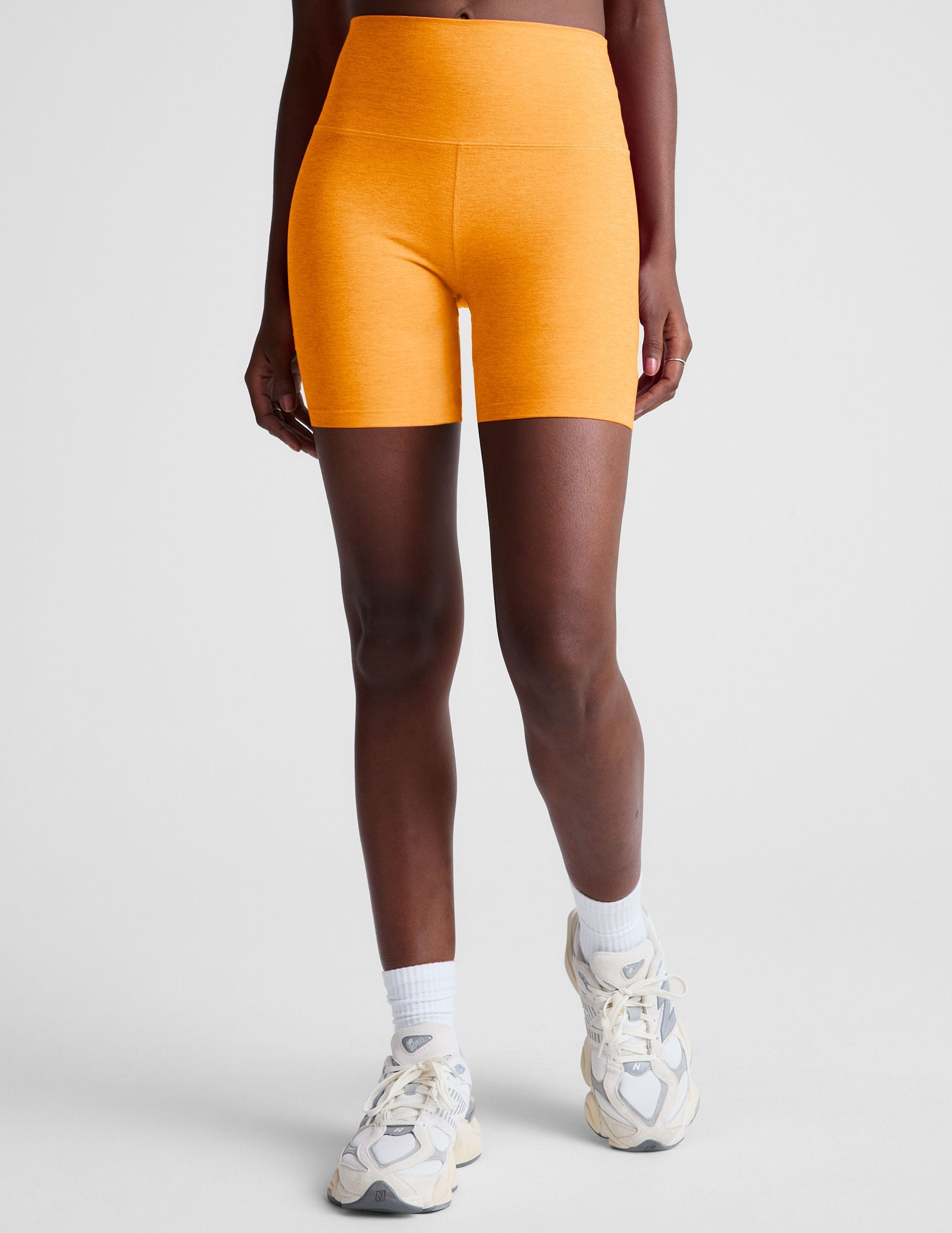 Beyond Yoga Women's 5" Spacedye Shorts - Mango Pop Heather