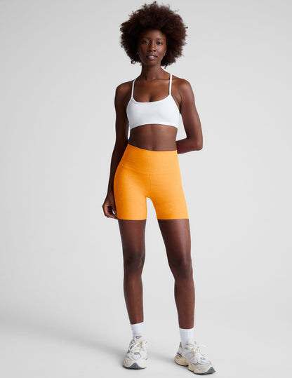 Beyond Yoga Women's 5" Spacedye Shorts - Mango Pop Heather