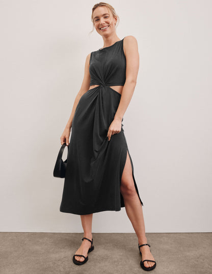 Beyond Yoga Around The World Front Twist Dress