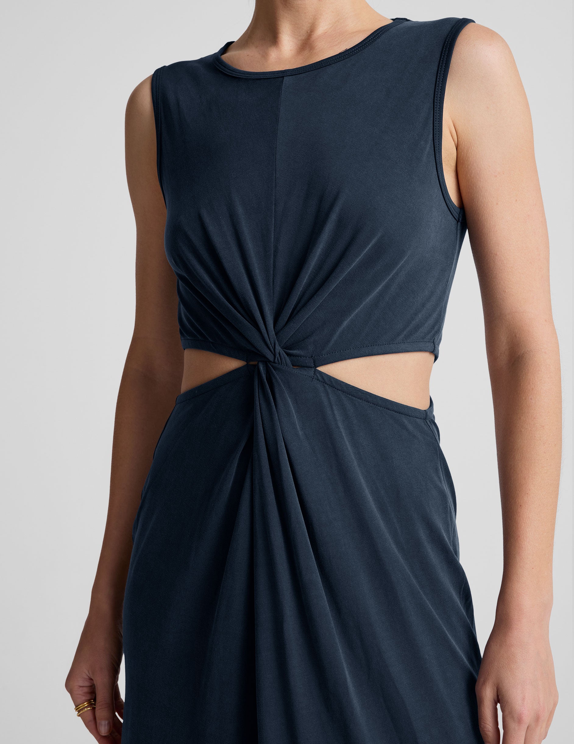 Beyond Yoga Around The World Front Twist Dress