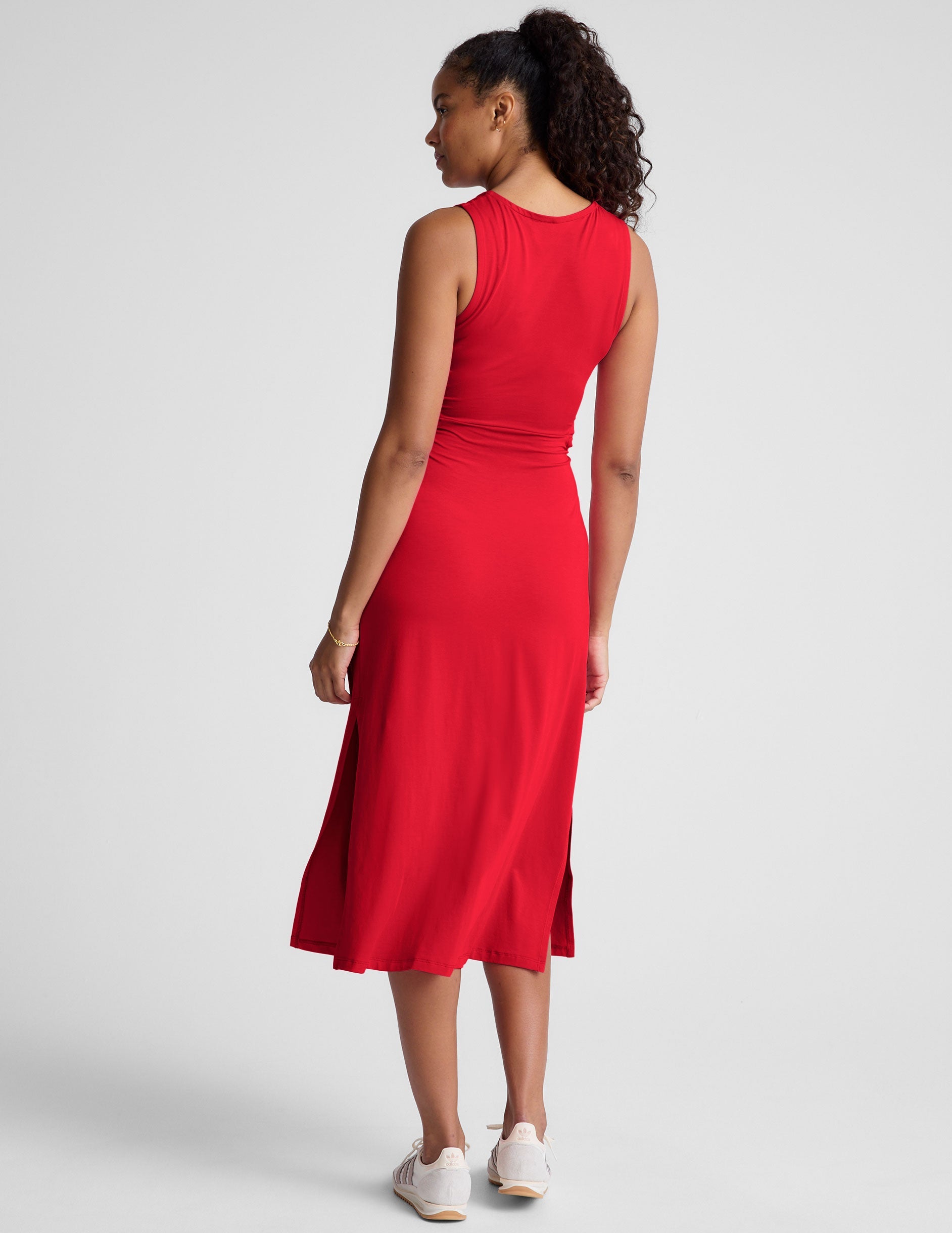 Beyond Yoga Around The World Front Twist Dress