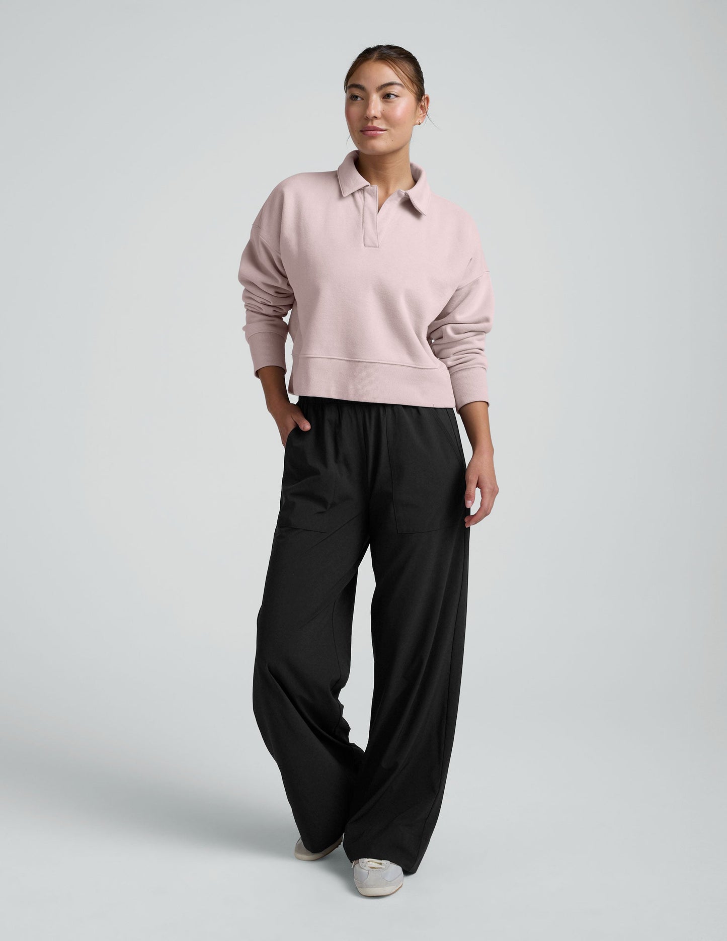 Beyond Yoga LuxeFleece Collared Sweatshirt