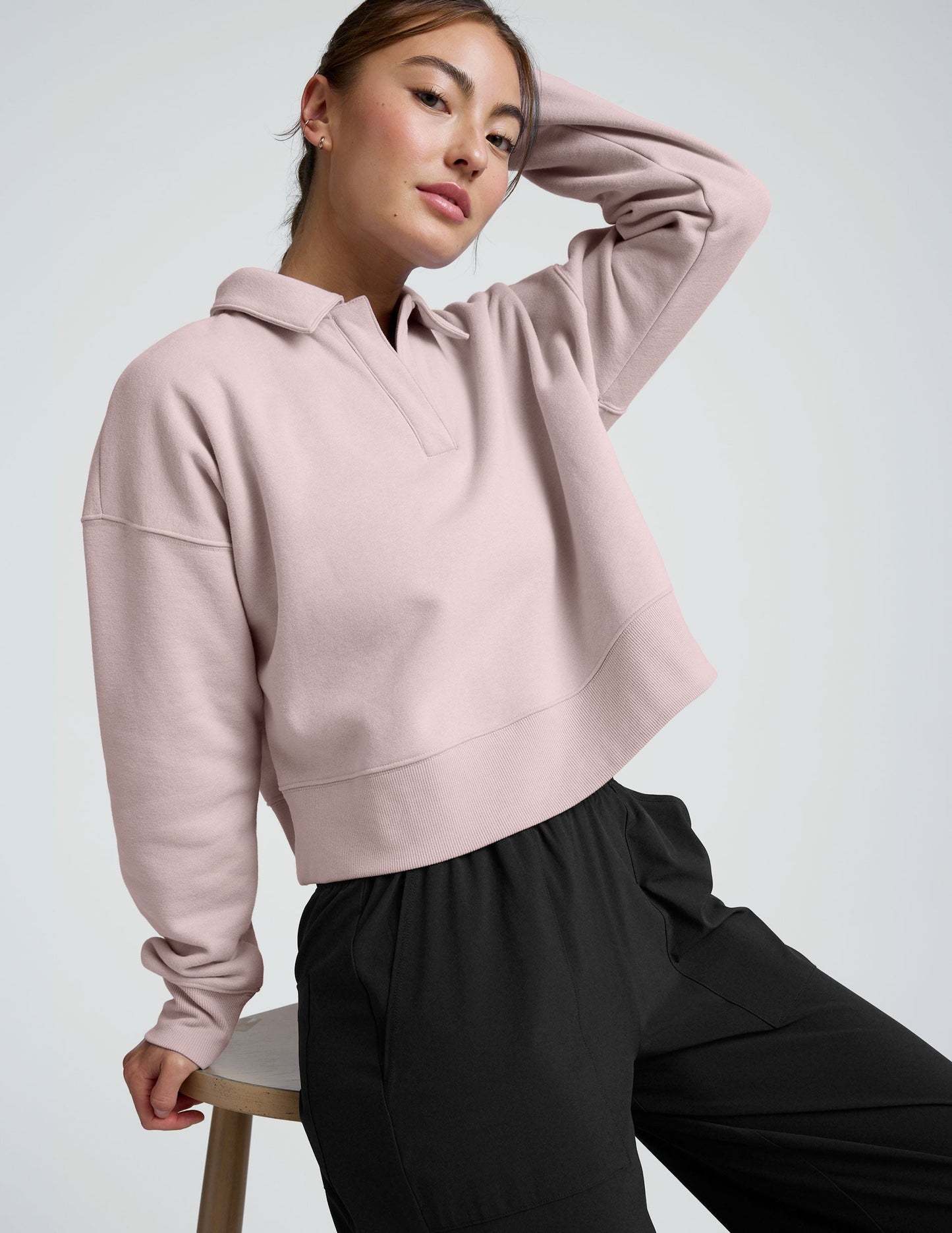 Beyond Yoga LuxeFleece Collared Sweatshirt