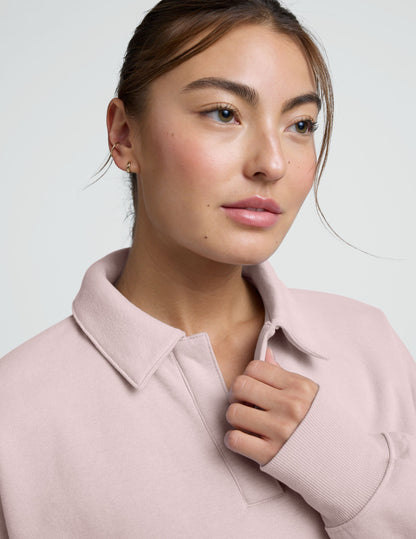 Beyond Yoga LuxeFleece Collared Sweatshirt